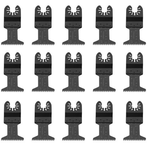 15 pièces Lames de Scie Oscillante Multifonction à Grosses Dents pour Outils Électriques