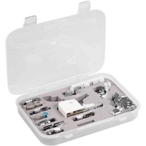 15 pièces Machine à coudre pieds-de-biche ensemble Kit de pied de marche pour frère chanteur Machine à coudre domestique - RWBricolage ›Outillage à main et électrique› Outillage à main ›Outillage de m