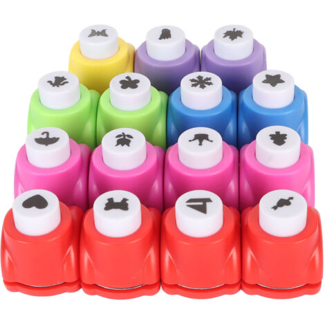 15 pièces Poinçons Formes Enfants DIY Créatif Loisirs Scrapbooking Journal Cadeau