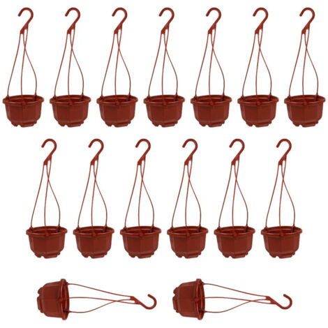 15 pots de fleurs suspendus avec drainage dcoratifs 95 cm x 6 cm