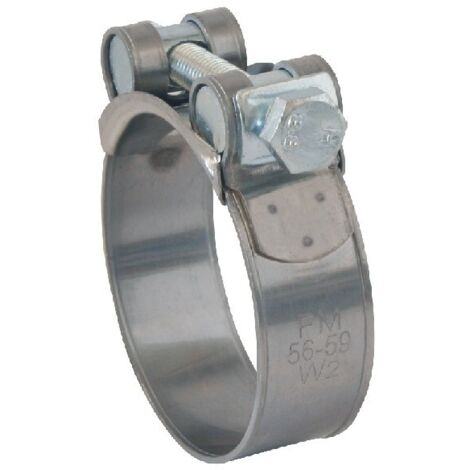 6 Fascette Stringitubo In Acciaio Inossidabile - Larghezza Banda 20 Mm, Per Industria/Auto
