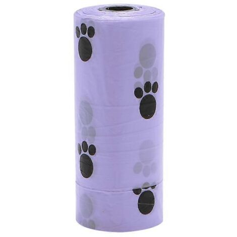 15 sachets noirs pour déjections canines, sacs à crottes étanches, couleurs variées, anti-fuites, solides et pratiques.