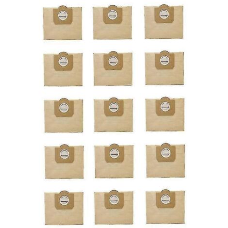 15 sacs pour aspirateur Karcher WD3 Premium, WD 3.300 M, WD 3.200, WD3.500, P 6.959-130 - Sy-AquaForge