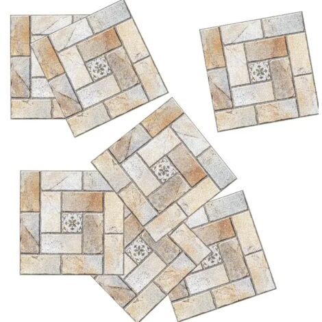 15 selbstklebende Fliesentapete 10 x 10 cm Mosaikstil, A