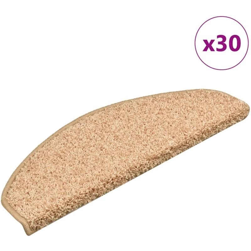 Stufenmatten 30 Stk. 65x21x4 Cm Gold Halbrund Groß Vidaxl