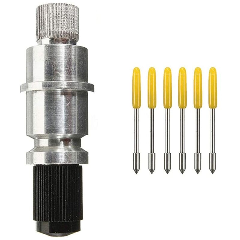 Image of 15 stücke 30 Grad Graphtec CB09U CB09 Klingen Vinyl Plotter Cutter + 1 stücke Klingenhalter Gehäuse