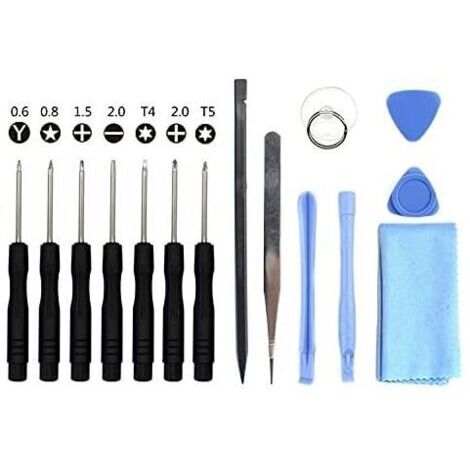 15-teilige kit di riparazione per smartphone