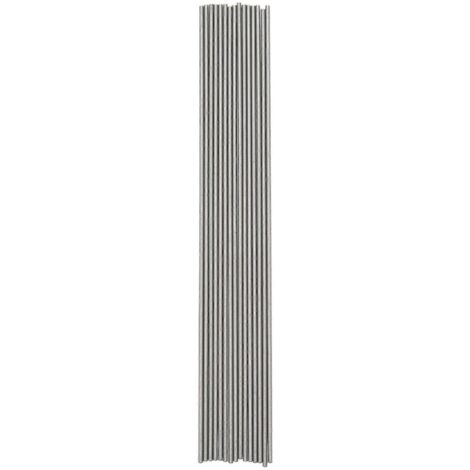 15 tiges HSS de 1 mm de diamètre et 100 mm de long pour le remplacement des barres de tour.