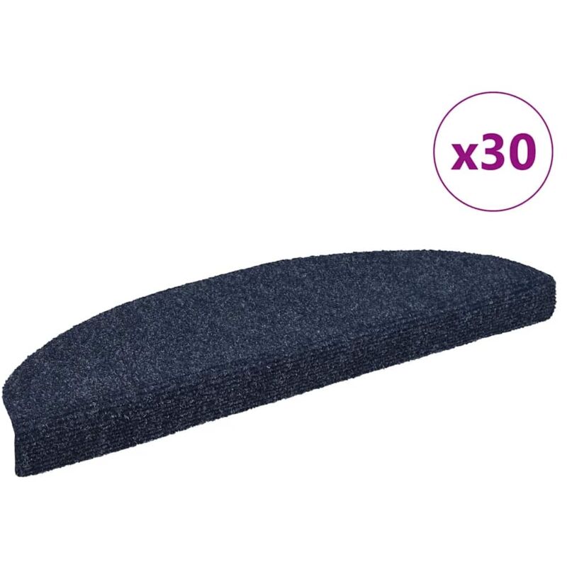 Stufenmatten Selbstklebend 30 Stk. Blau 65x21x4 Cm - Vidaxl