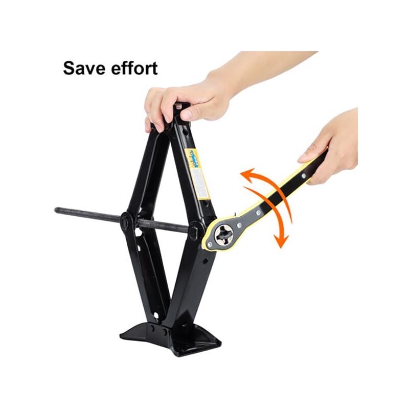 Image of Minkurow - 1.5 Ton Portable Scissor Jack Auto Van Fahrzeuge Stand Reifen Werkzeug set