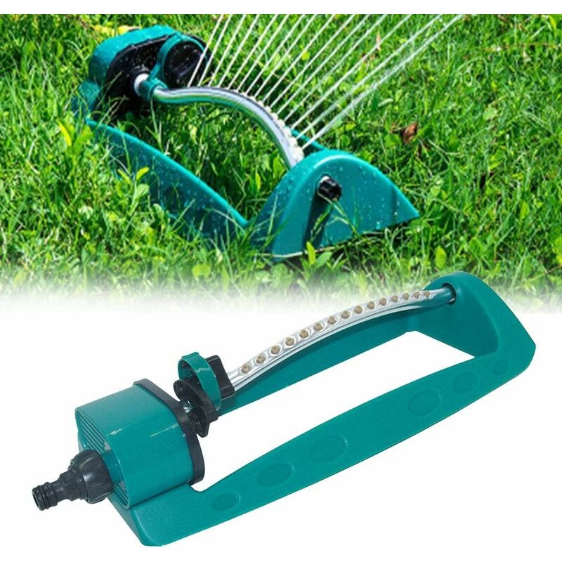 15 Trous Arroseur de Pelouse Arroseur Oscillant de Jardin Système D'arrosage de Jardinage Réglable Arroseur D'eau pour La Cour de Parc de Pelouse de