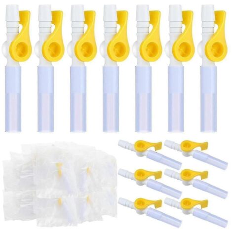 15 valves de cathéter emballées individuellement, valves de sac de cathéter à bords lisses