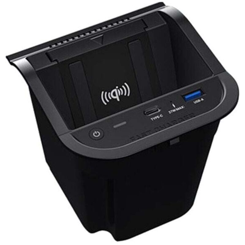 Image of 15-W-kabelloses Ladegerät mit Kfz-Halterung für W176, GLA, CLA und X156 Klasse