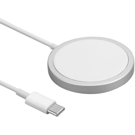 15-W-Schnellladegerät mit Magnet für iPhone 12, Typ-C-Anschluss und magnetische Positionierung