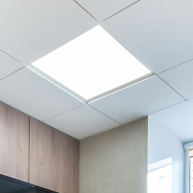 V-tac - 15 Watt LED Decken Panel Wohn Büro Raum Tageslicht Raster Lampe Alu Einbau Strahler Leuchte 4824