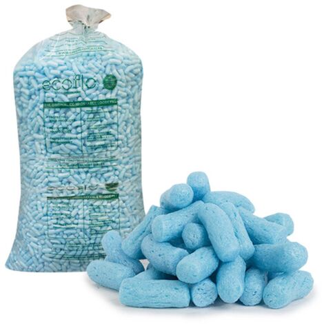 15 x BLUE Eco Flo Biodegradable Loose Fill Packing Peanuts
