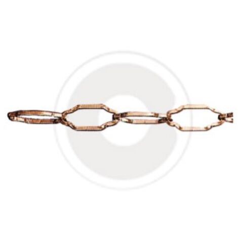 15 x CATENA P/LAMPADARIO FILO SAGOMATO 2,5MM BR