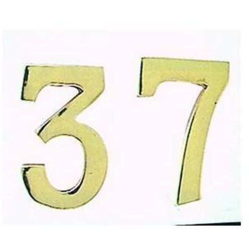 Capaldo - 15 x maison en laiton numéro 1 mm.100