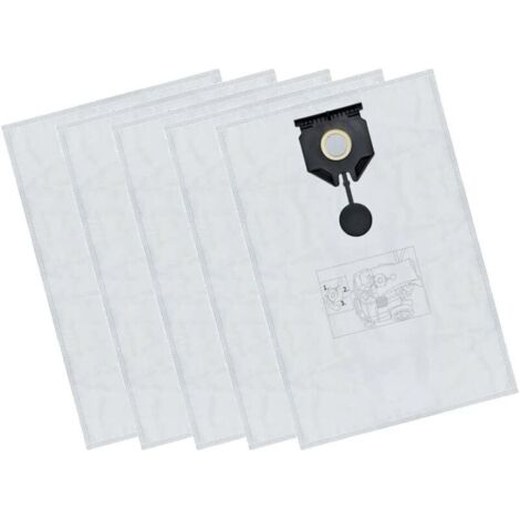 15 x Vacuum Cleaner Bags Suitable for Kärcher 2.889-154.0, NT 30/1 Tact Te L, M, Ap 30L, Microfibre Capacity 30L