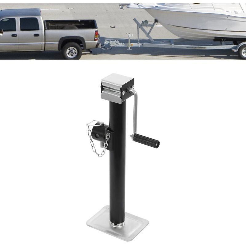 Image of 15-Zoll-Wagenheber mit Griff Anhängerhalterung Anhänger-Wagenheber 2,27 t/5000 lb