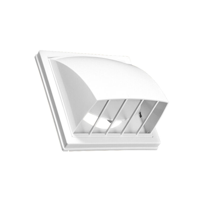 150/160mm Ventilation Capot D'air Non-Retour L'extérieur Couvercle Conduit Blanc