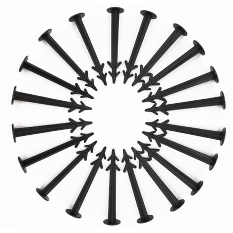 150 ancrages pour filets, ancrages au sol pour filet de bassin, filet de protection contre les feuilles, filet de recouvrement