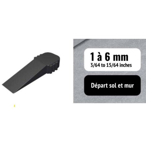 150 Cales d'ajustement de carreleur biseautées / 1 à 6 mm PAVILIFT