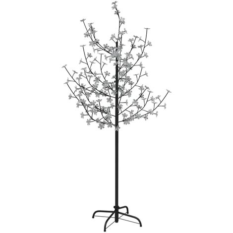 Albero luminoso led fiori ciliegio bianco caldo