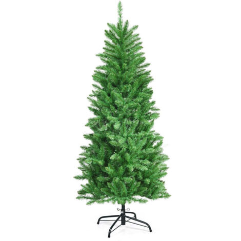 150 cm hoher beleuchteter kunstlicher bleistift weihnachtsbaum mit warmweien leuchte grun 88