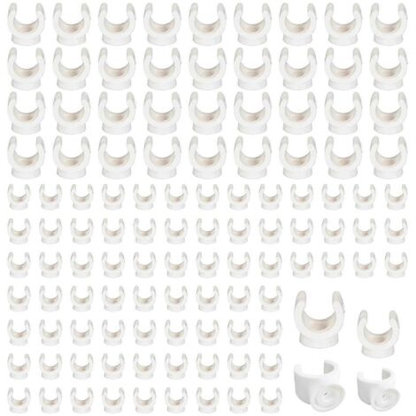 150 colliers de serrage pour tuyaux PEX, 1/2 pouce et 3/4 pouce, crochets en U