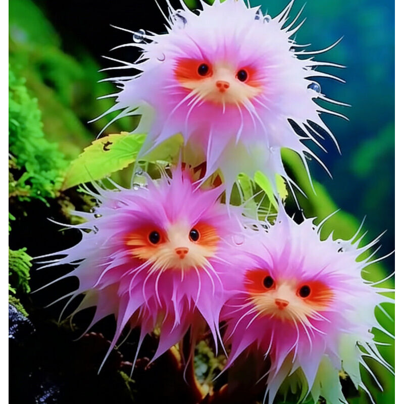 450 graines d'orchidée chat rare, vivaces sans OGM, forme mignonne, faciles à cultiver, purifient l'air et fleurissent toute l'année, idéales pour