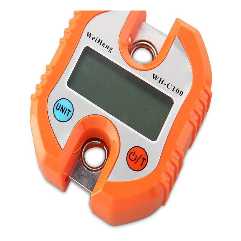 Shining House - 150 kg/50 g Balance, Weiheng Portable Crane lcd Digital Electronic Hook de Bagages Electronique Pèse Valise Voyage Numérique(Orange)