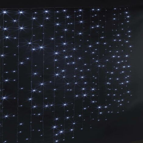 150 LED barriera luminosa programmabile per facciate 1 m bianco freddo esterno - Feeric lights & christmas