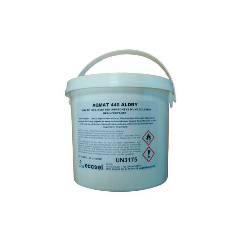 Clas - 150 lingettes désinfectantes surface - PC0440AL-SEAULING