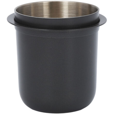 150 ml Edelstahl-Kaffeebecher, umgedreht, berührungslos, für Kaffeemaschinen, Dunkelgrau