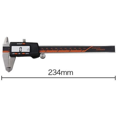 150 mm - Pieds à coulisse et jauges - Mesures internes, externes et de profondeur - Mesures en mm et en pouces