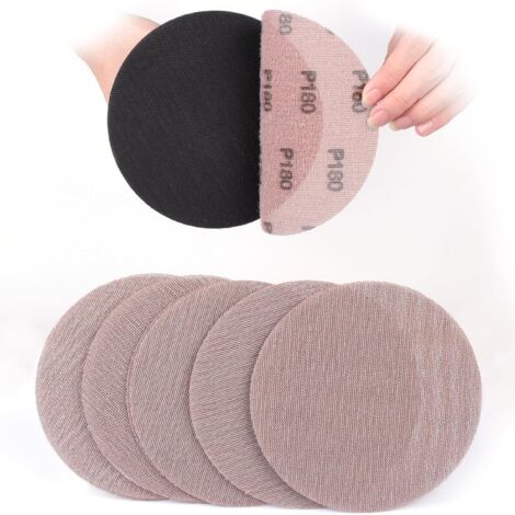 150 mm Schleifgewebematten, 30 Stück, 180er Körnung Schleifpapier für Trockenbauschleifer