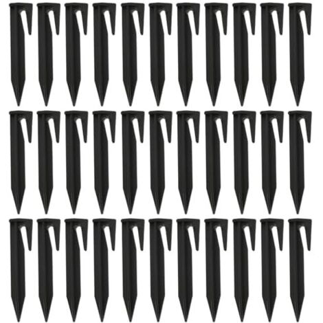 150 Pcs Piquets de Fixation pour Câbles Périphériques, Piquets de Terre pour Robot Tondeuse Accessoires pour Tondeuses à Gazon, Piquet de Terre pour Câble de Délimitation