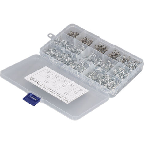 150 Pièces Collier de Serrage Double Fil, Ressort Tube Haute Résistance Anticorrosion pour Irrigation Agricole