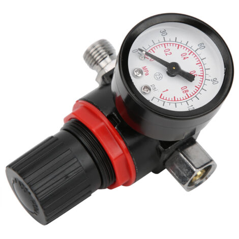 150 psi G1/4 Luftdruckregler für Druckluftpistole mit Manometer