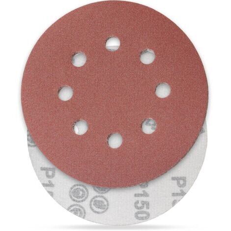 150 Schleifscheiben, Schleifscheiben, Körnung 125 mm, ideal zum Schleifen/Polieren/Entrosten, HSDPS5M100, 100er-Packung