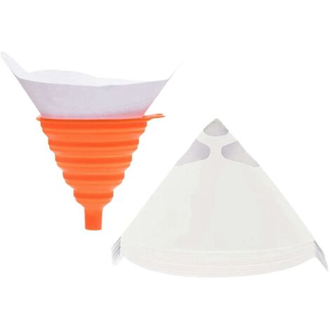 150 Stück Farbfiltersieb mit 100 Mikrometer Durchfluss, Nylon-Mesh-Kegel, Farbfiltersieb mit 1