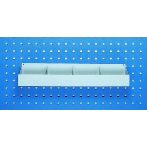 1500 H 10-100 Bandeja de almacenamiento 456x50x100 mm , subdividido