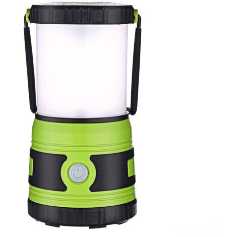 1500 Lumen LED-Campinglampe mit 4 Beleuchtungsmodi, einstellbarer Helligkeit, batteriebetrieben, geeignet für Camping.