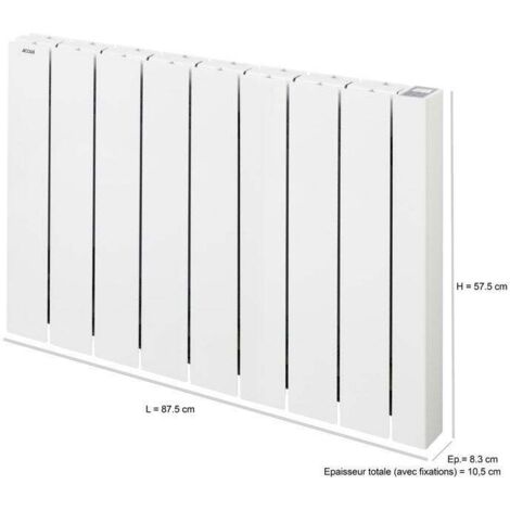 1500 W elektrischer Heizkörper mit Alcantara-Flüssigkeitsträgheit ACOVA