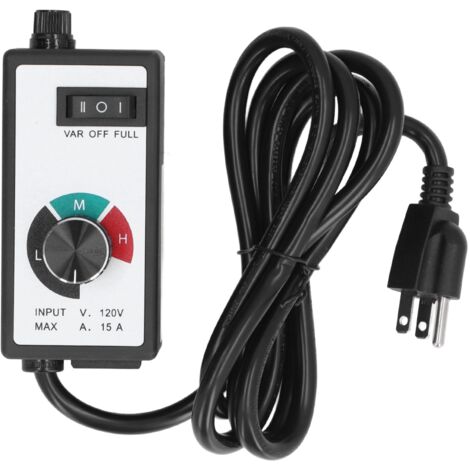 1500-W-Lüfterdrehzahlregler, multifunktionaler elektronischer Lüfterdrehzahlregler, 120-V-US-Stecker