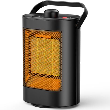 1500-W-Zusatzheizung, Mini-PTC-Energiespar-Elektrolüfter, leiser Betrieb, 3 Heizstufen, mehrfacher Schutz – für Badezimmer, Büro, Wohnzimmer