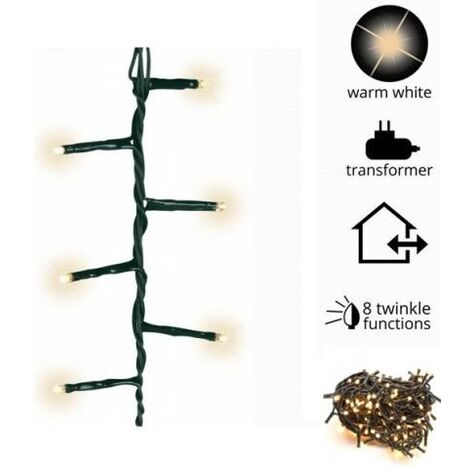 1500 warmweiße LEDs 8 Lichtspiele