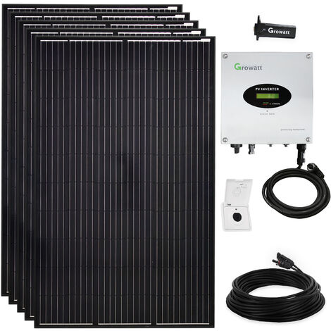 Solaranlage für garten 1500 watt