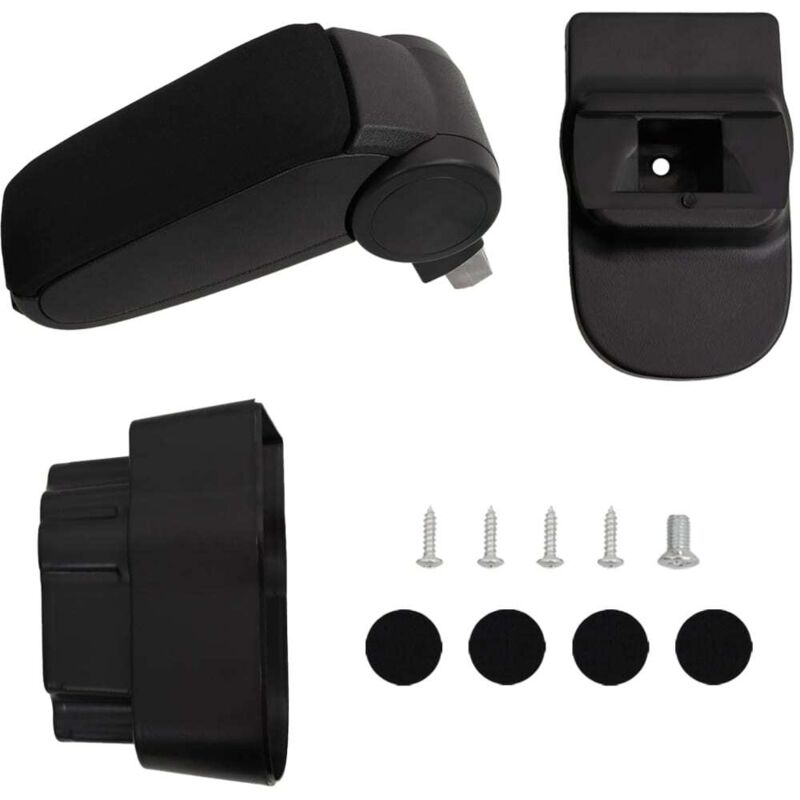 Destockoutils - Car Armrest Black 12x37x(31-48) cm abs vidaXL